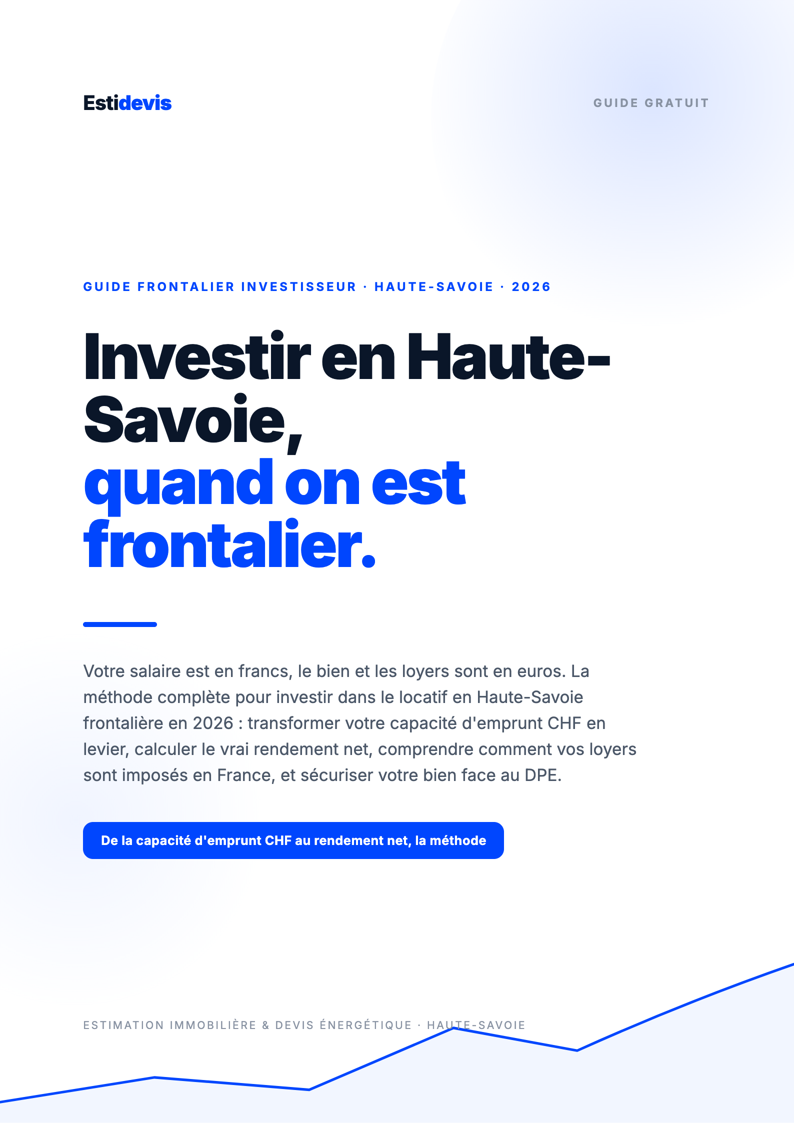 Couverture du guide Investir frontalier en Haute-Savoie