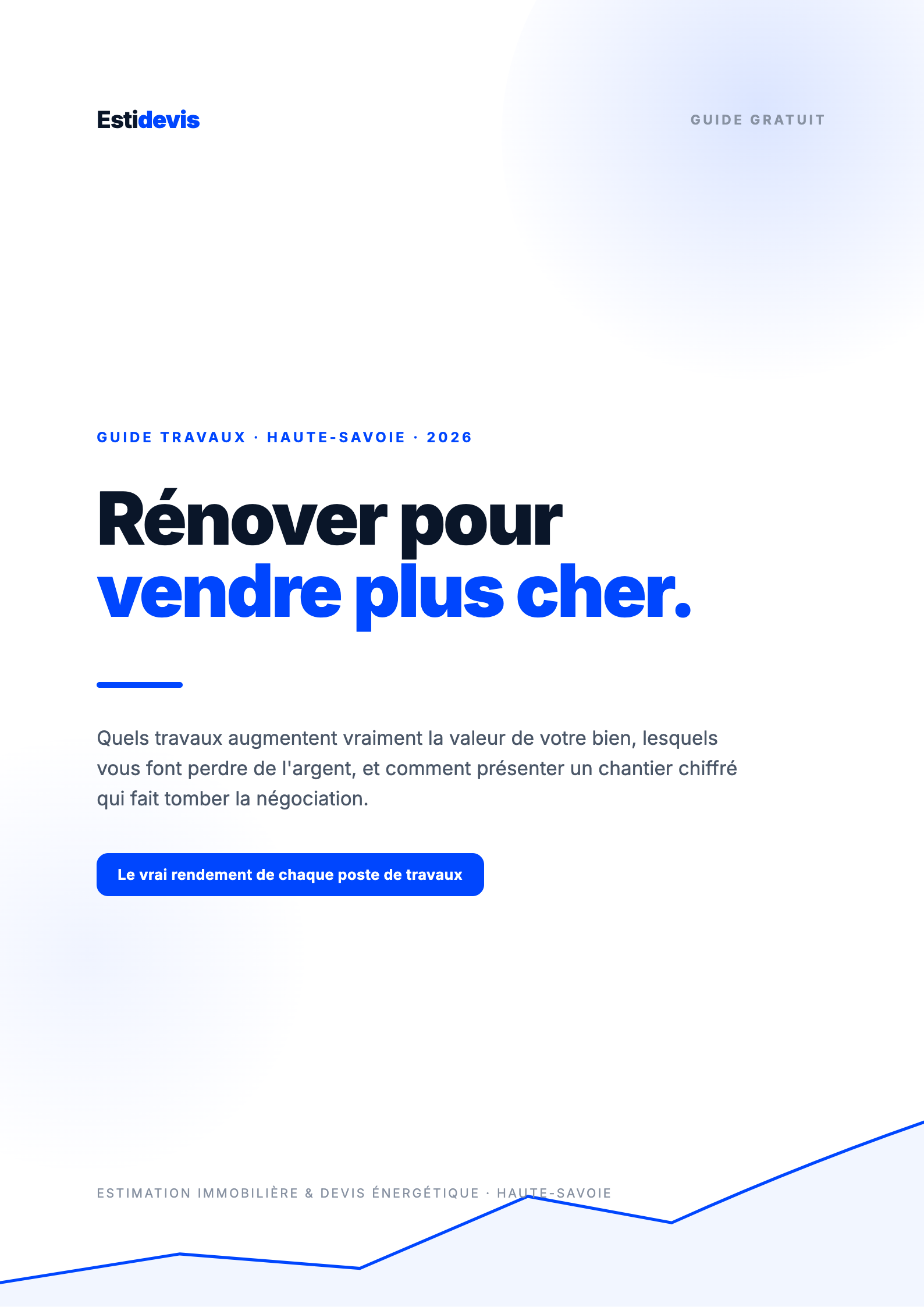 Couverture du guide Rénover pour vendre plus cher